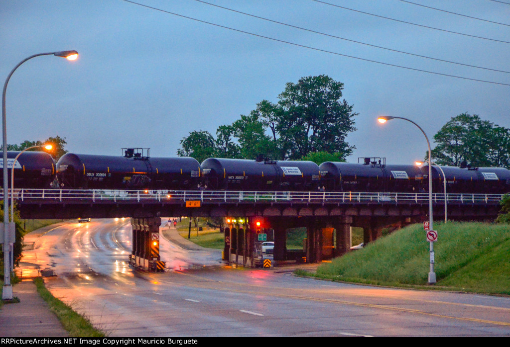 Tank cars in the yard